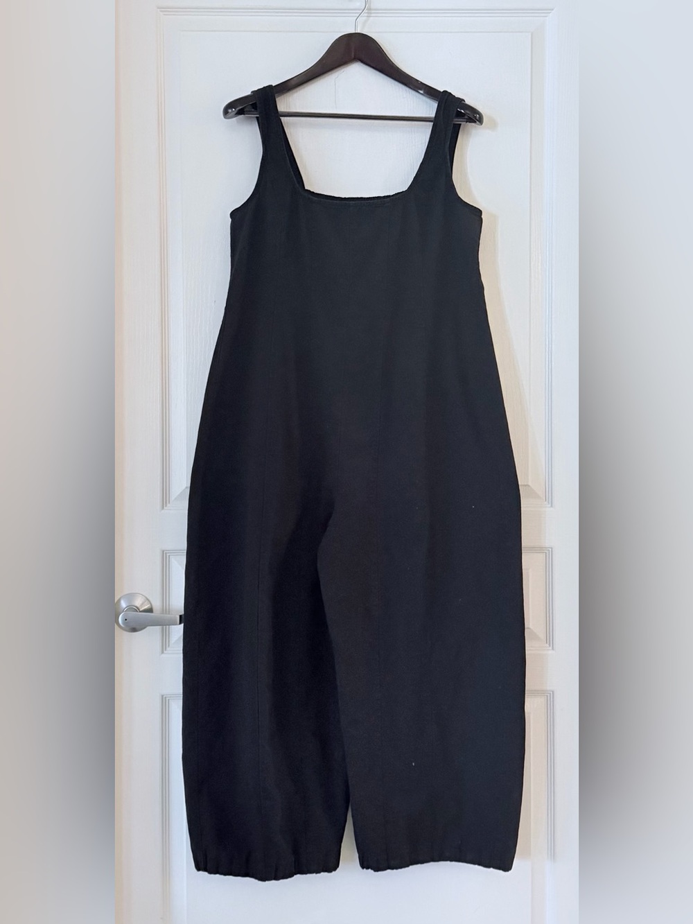 ASOS Black Wide-Leg Square Neck Jumpsuit